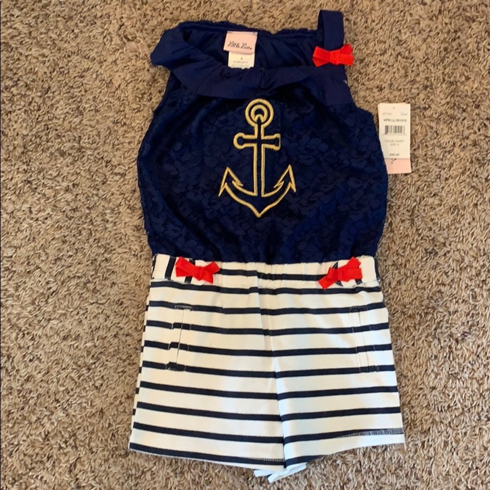 Nautical Anchor Romper